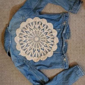 Custom patch Denim jacket